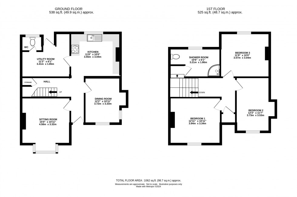 Floorplan for Albert Road, Bracknell