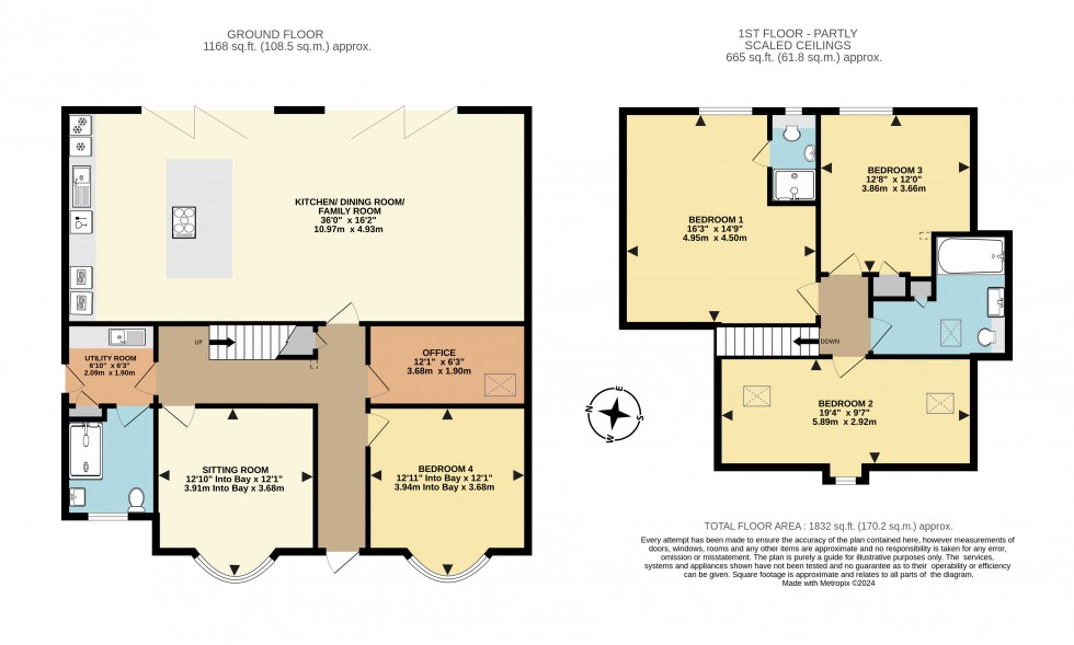 Floorplan for Mill Lane, Earley, Reading