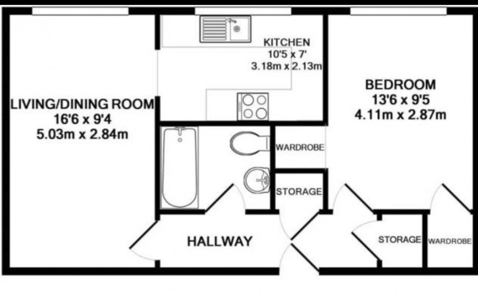 Floorplan for Jock's Lane, Bracknell