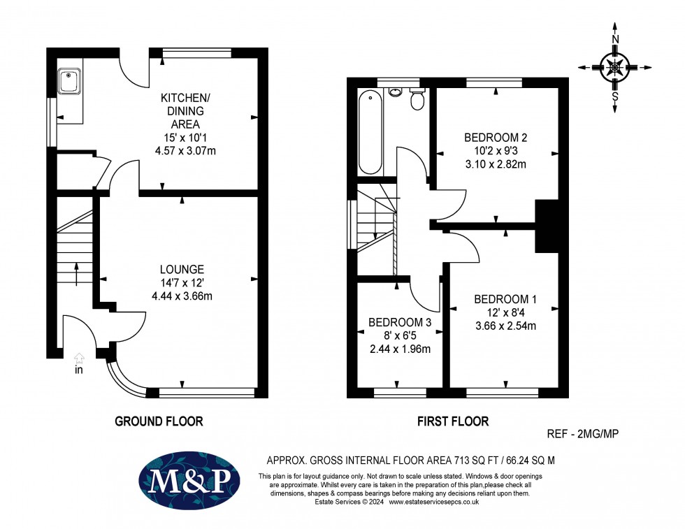 Floorplan for Mill Green, Caversham, Reading