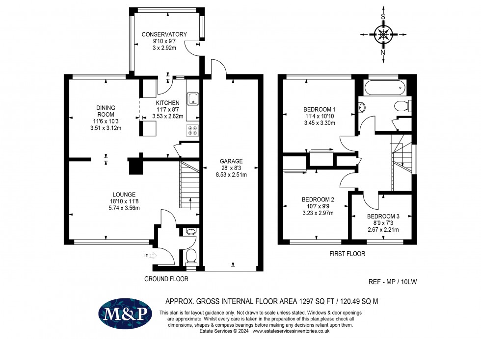 Floorplan for Laud Way, Wokingham