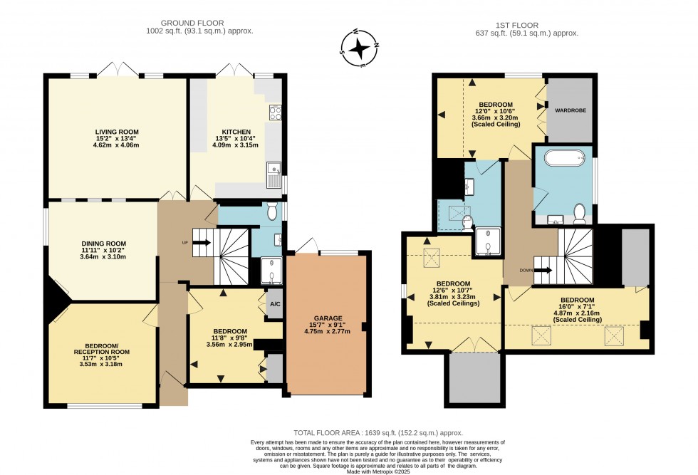 Floorplan for Hillside Road, Earley, Reading