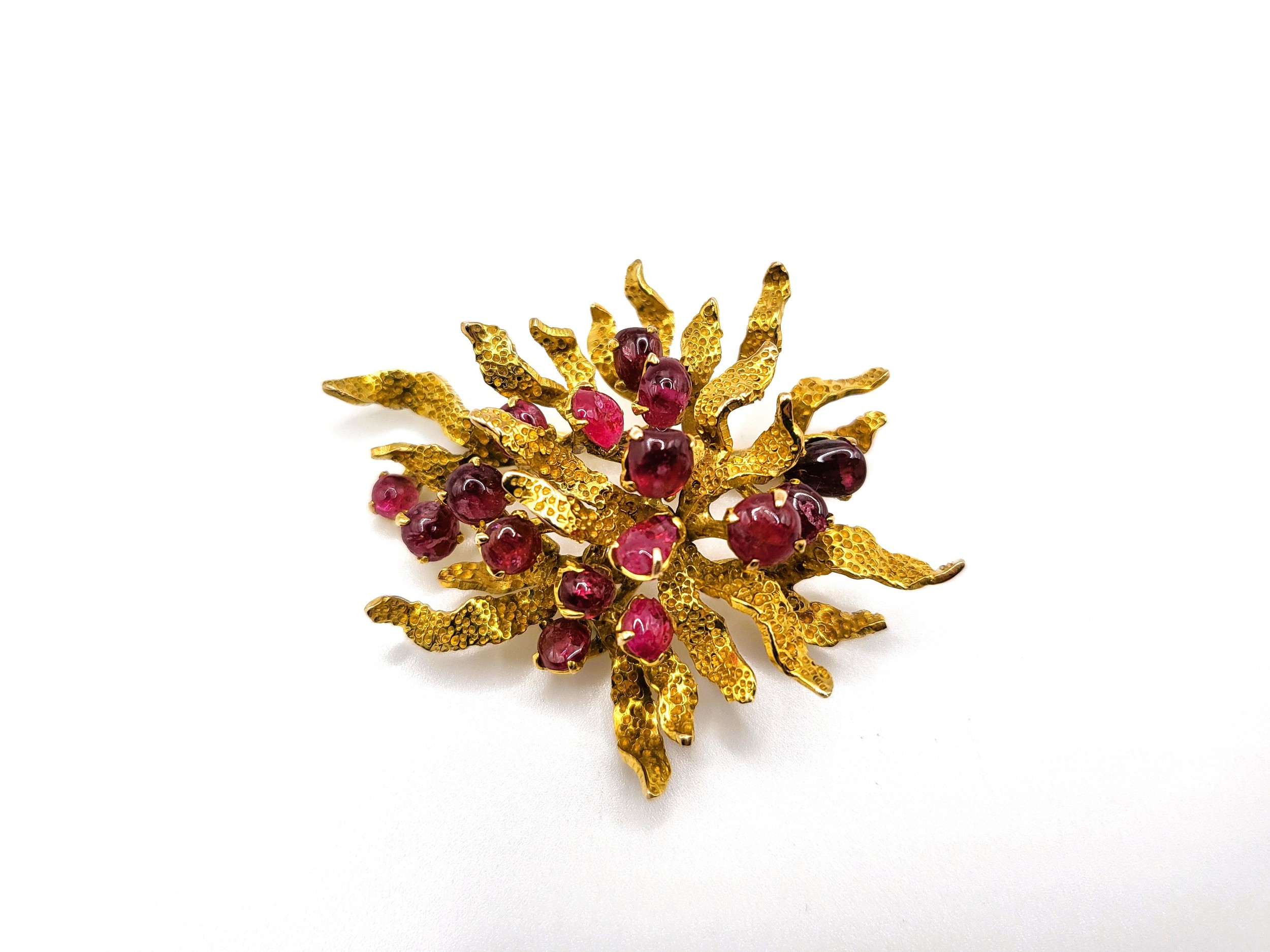 ruby brooch