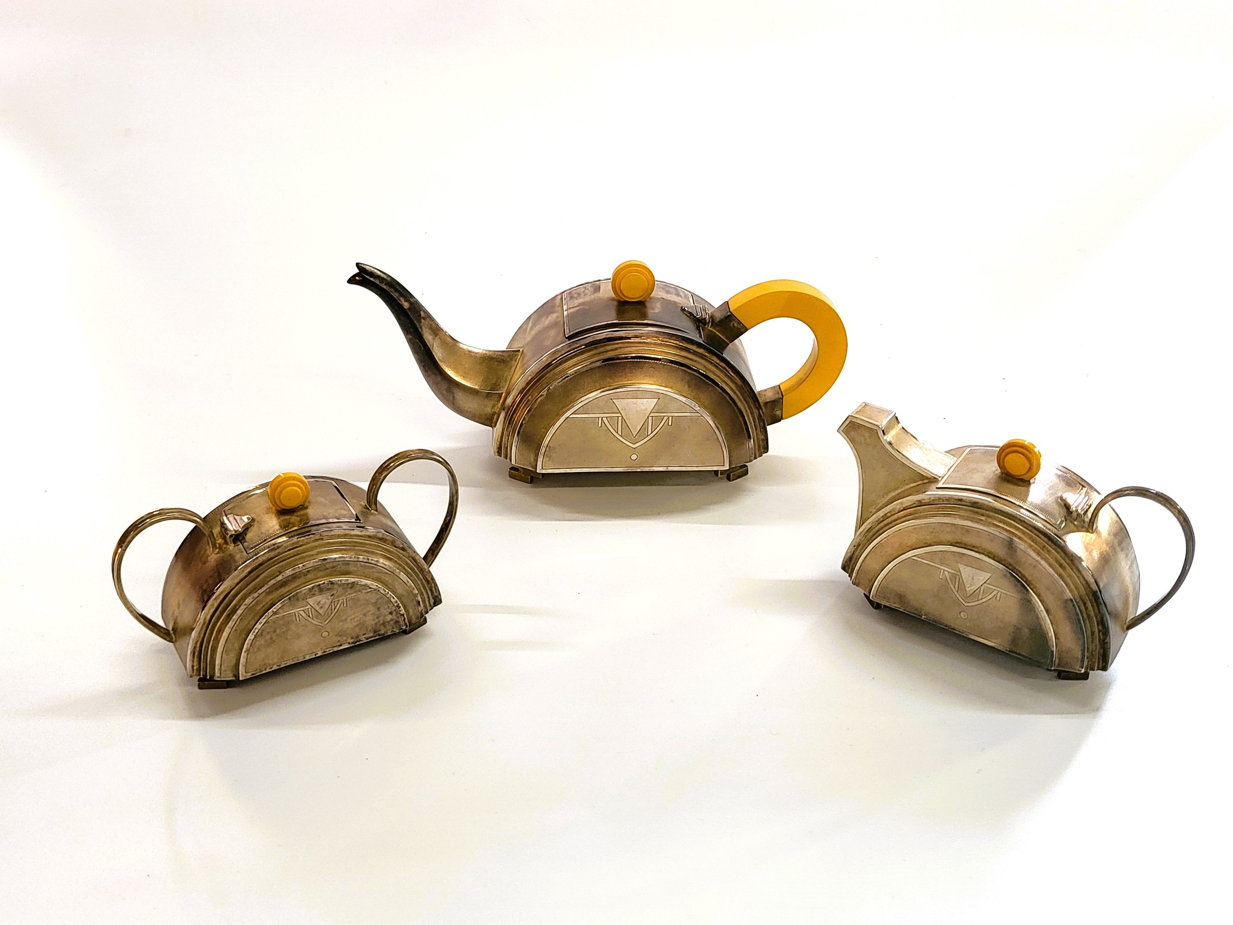 art deco tea set